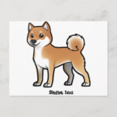 shiba inu briefkaart (Voorkant)
