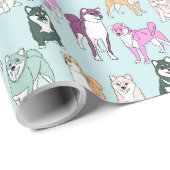 Shiba Inu Cadeaupapier (Rol Hoek)