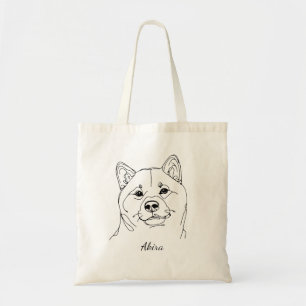 Shiba Inu  Canvas tas