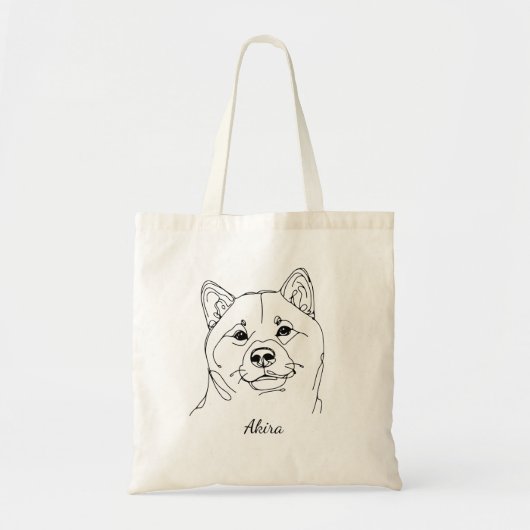 Shiba Inu  Canvas tas (Voorkant)
