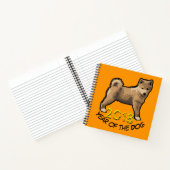 Shiba inu Chien Année 2018 Carré Carnet (Intérieur)