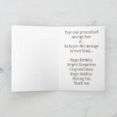 Shiba Inu Chien Cartes d'Art Personnalisées Shiba  (Intérieur)