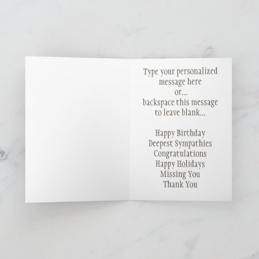 Shiba Inu Chien Cartes d'Art Personnalisées Shiba  (Intérieur)