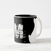 Shiba Inu Chien chinois Année 2018 Monogramme Mug (Devant droit)