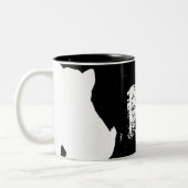 Shiba Inu Chien chinois Année 2018 Monogramme Mug (Gauche)
