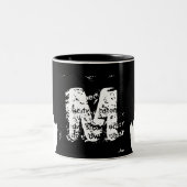 Shiba Inu Chien chinois Année 2018 Monogramme Mug (Centre)