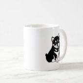 Shiba Inu Chien chinois Année 2018 Mug blanc (Devant droit)