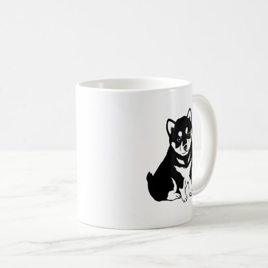 Shiba Inu Chien chinois Année 2018 Mug blanc (Devant droit)