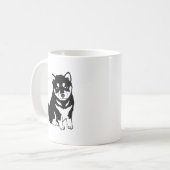 Shiba Inu Chien chinois Année 2018 Mug blanc (Devant gauche)