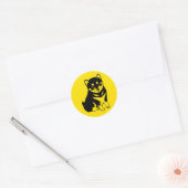 Shiba Inu Chien chinois Année Anniversaire Sticker (Enveloppe)