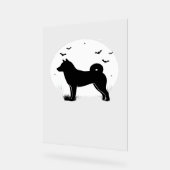 Shiba Inu Chien - Halloween Lune Silhouette Oversi (Angle)