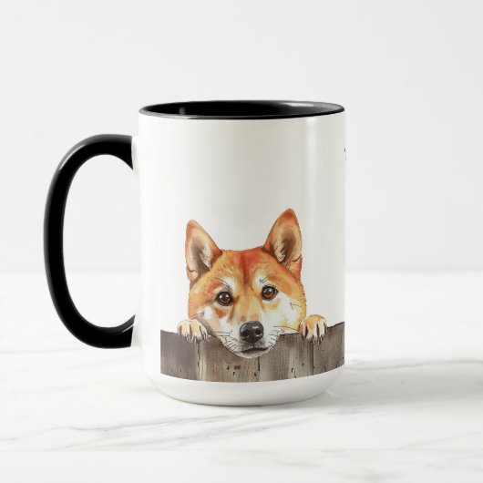 Shiba Inu Chien Mug (Gauche)