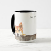 Shiba Inu Chien Mug (Devant gauche)