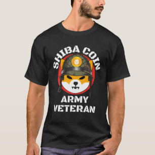 Shiba Inu Coin Army Crypto Veteran Meme $SHIB Hodl T-shirt