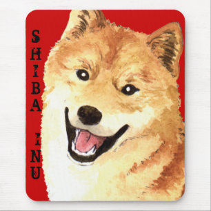 Shiba Inu Color Block Muismat