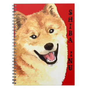 Shiba Inu Color Block Notitieboek