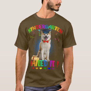 Shiba Inu Dog Afstuderen Klasse van 22 Kindergarte T-shirt