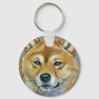 Shiba Inu Dog Art - Suki Sleutelhanger