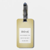 Shiba Inu Dog Bagagelabel (Achterkant verticaal)