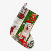 Shiba Inu Dog Kerstmis Kleine Kerstsok (Voorkant (Hangend))