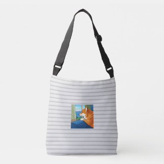 Shiba Inu en MT Fuji crossbody tas