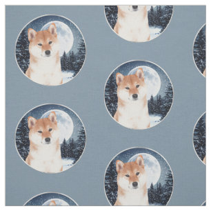 Shiba Inu Fabric Stof
