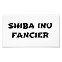 shiba inu fancier
