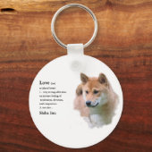 Shiba Inu Gifts Sleutelhanger (Voorkant)