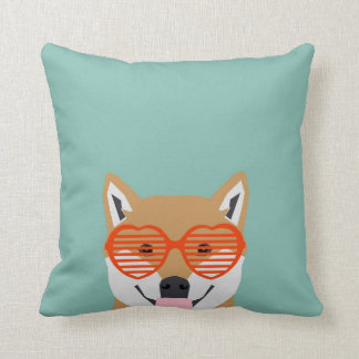 Shiba Inu glazen hond schattige shiba in puppy gif Kussen