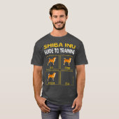 Shiba Inu Guide to training Dog Obedience T-shirt (Voorkant volledig)
