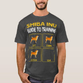 Shiba Inu Guide to training Dog Obedience T-shirt (Voorkant)