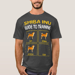 Shiba Inu Guide to training Dog Obedience T-shirt