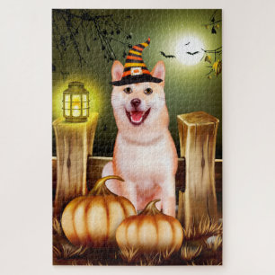 Shiba Inu Halloween Legpuzzel