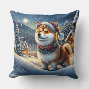 Shiba Inu Holiday Design beroemd gemaakt door Rich Kussen
