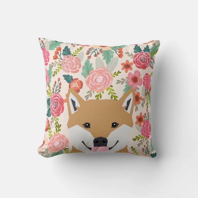 Shiba Inu hondenras kussen home decor (Voorkant)