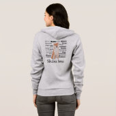 Shiba Inu Hoodie (Achterkant volledig)