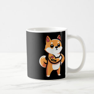 Shiba Inu I Love Mom Funny Dog Tattoo Koffiemok