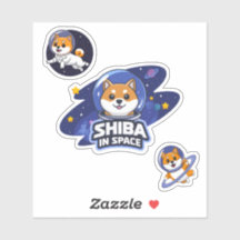 Shiba Inu in de ruimte, Shiba Inu Sticker