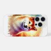 Shiba Inu in watercolor 091024AREF128 - Watercolor (Verso Horizontal)