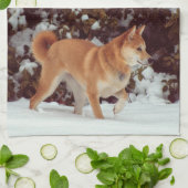 Shiba Inu keukenhanddoeken (Gevouwen)
