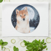 Shiba Inu Kitchen Towel Theedoek (Gevouwen)