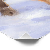 Shiba Inu Laat Het Sneeuw Kerstmis Perfect Poster (Hoek)