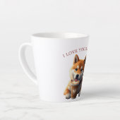 Shiba Inu Latte Mok (Linkerhoek)