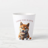 Shiba Inu Latte Mok (Voorkant)