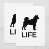 Shiba Inu Life Kaart (Voorkant / Achterkant)