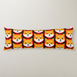 Shiba Inu Logo body Pillow Lichaamskussen