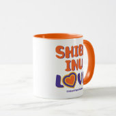 "Shiba Inu Love" Mok (Voorkant rechts)