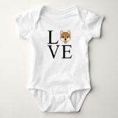 Shiba Inu Love Romper (Voorkant)