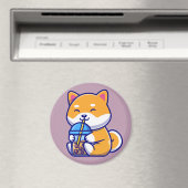 Shiba Inu Magnet Magneet (Insitu (Vaatwasser))