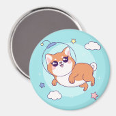 Shiba Inu Magnet Magneet (Voorkant / Achterkant)